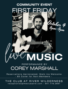 Live music performance on October 4.