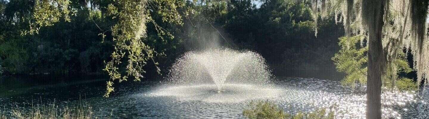 Fountain at River Wilderness