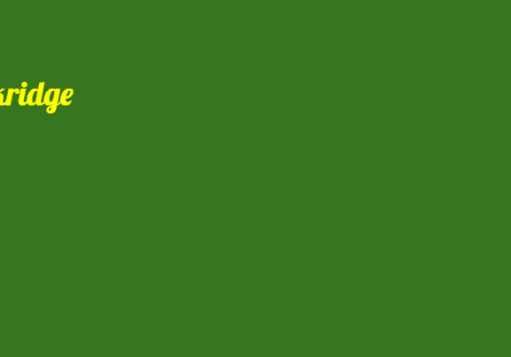 Text logo with "Brookridge" on green background.